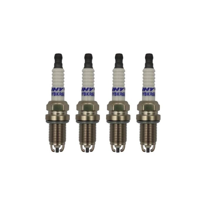 شمع موتور پایه کوتاه دو پلاتین لیفان 520 بسته 4 عددی JHY - تصویر 1